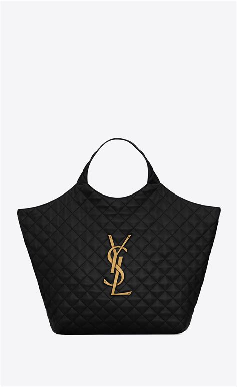 ysl tote bag pink|YSL large quilted tote bag.